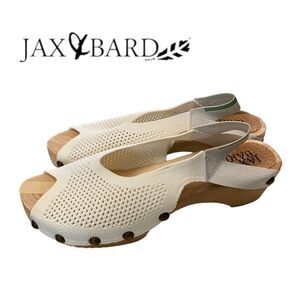 JAX & BARD Sandpiper Women's White Sandals NEW 39 8.5 9